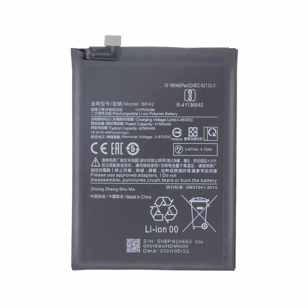 Batería para XIAOMI Mi-CC9-Pro-xiaomi-BP42